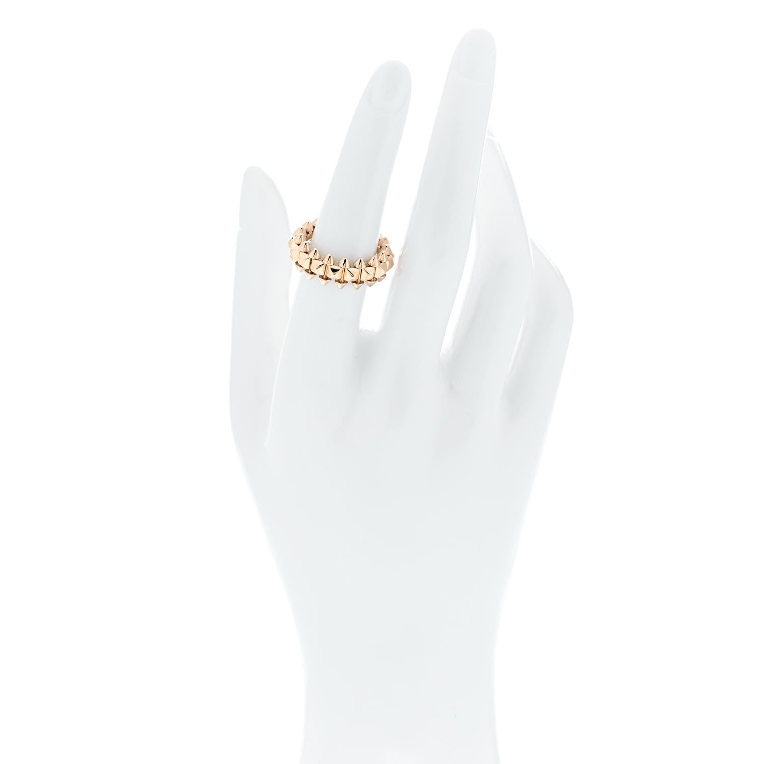 Cartier 18K Pink Gold MM Clash De Cartier Ring 53 6.5 2 of 4