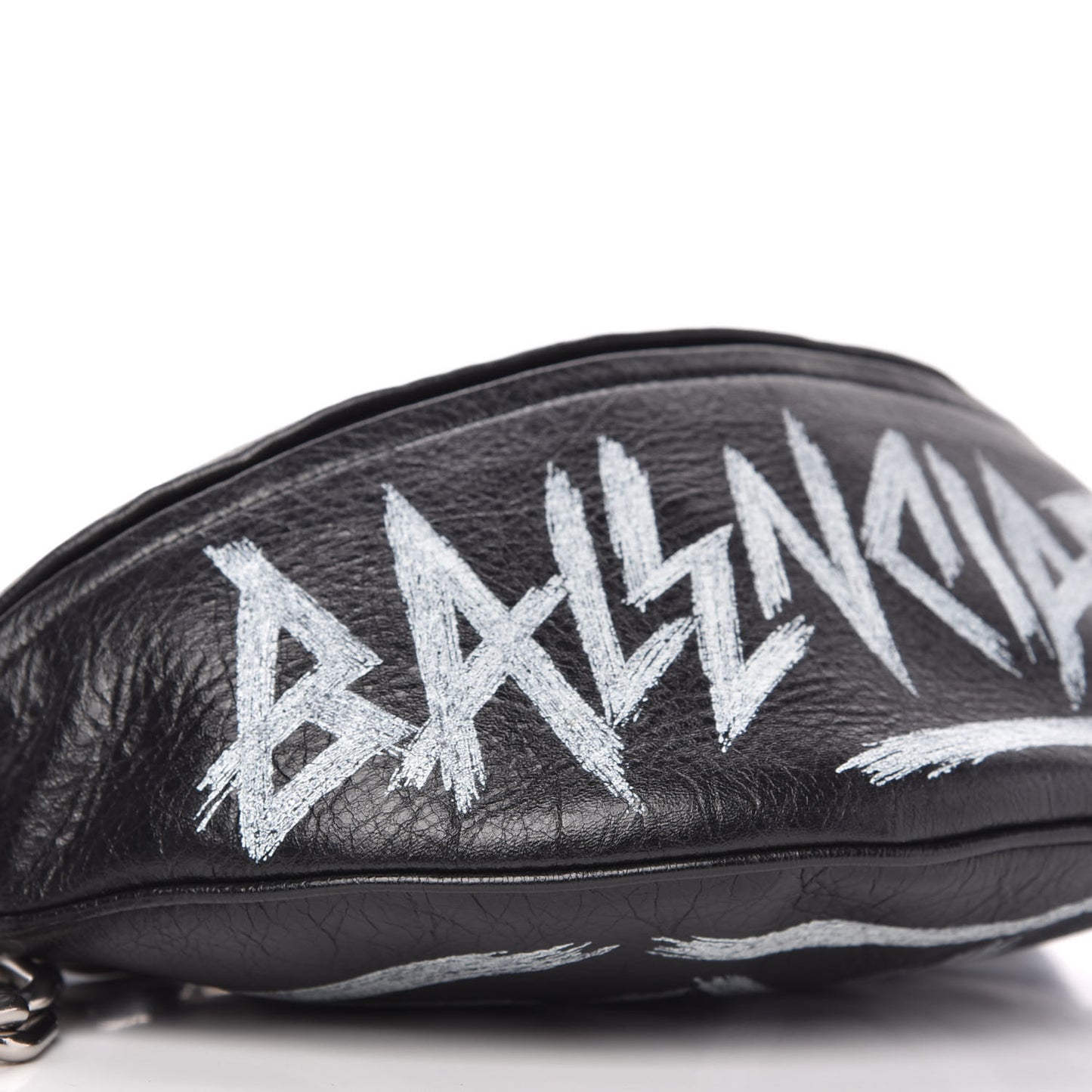 Agneau Arena Graffiti All Over XS Souvenir Belt Bag Black White