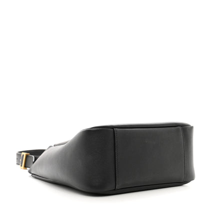 Saint Laurent Smooth Calfskin Small Le 5 A 7 Soft Hobo Black 4 of 9