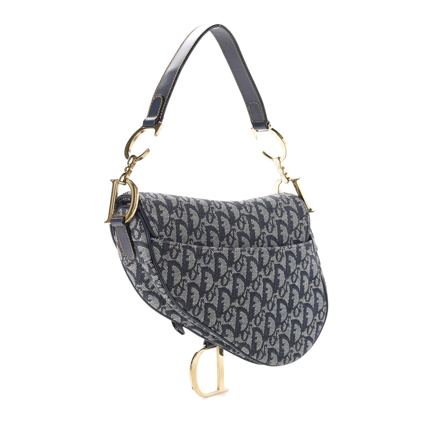 Monogram Saddle Bag Blue
