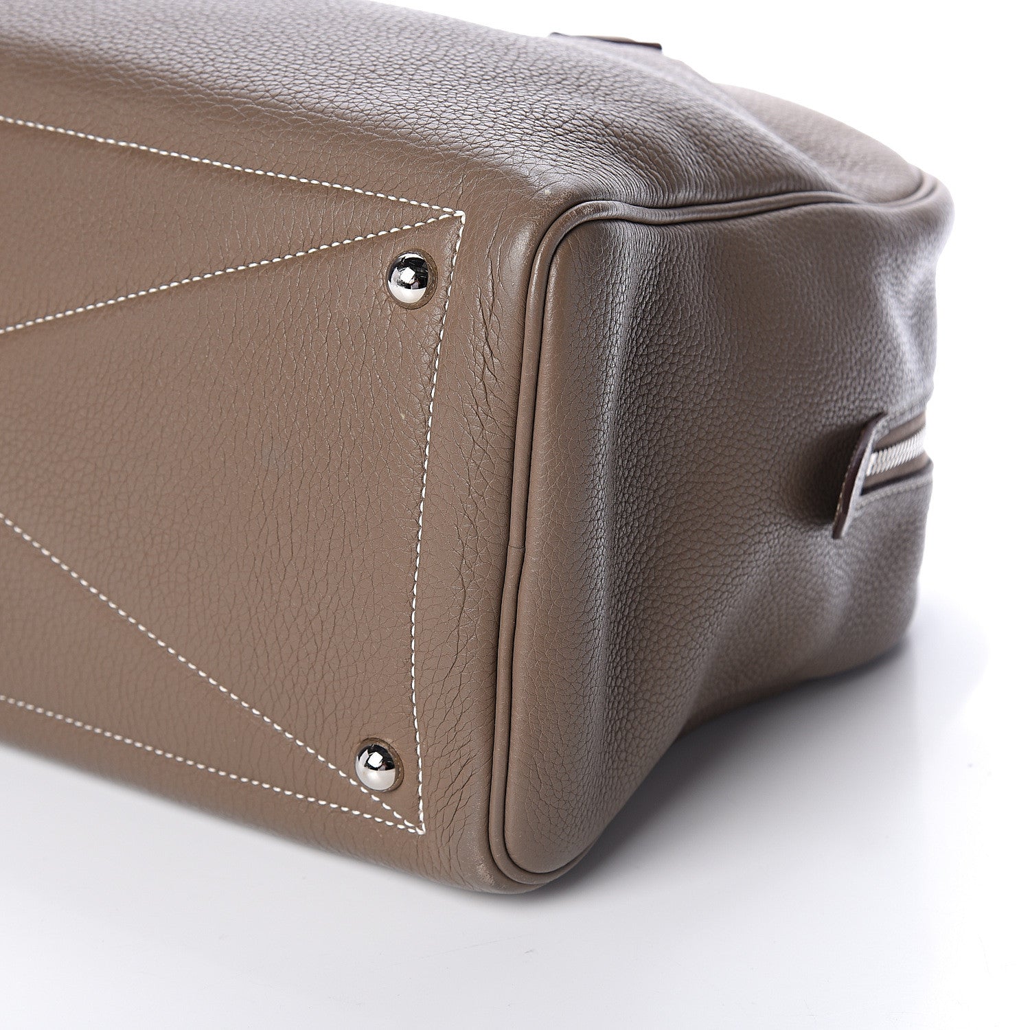 Hermes Taurillon Clemence Victoria II 35 Etoupe 8 of 8