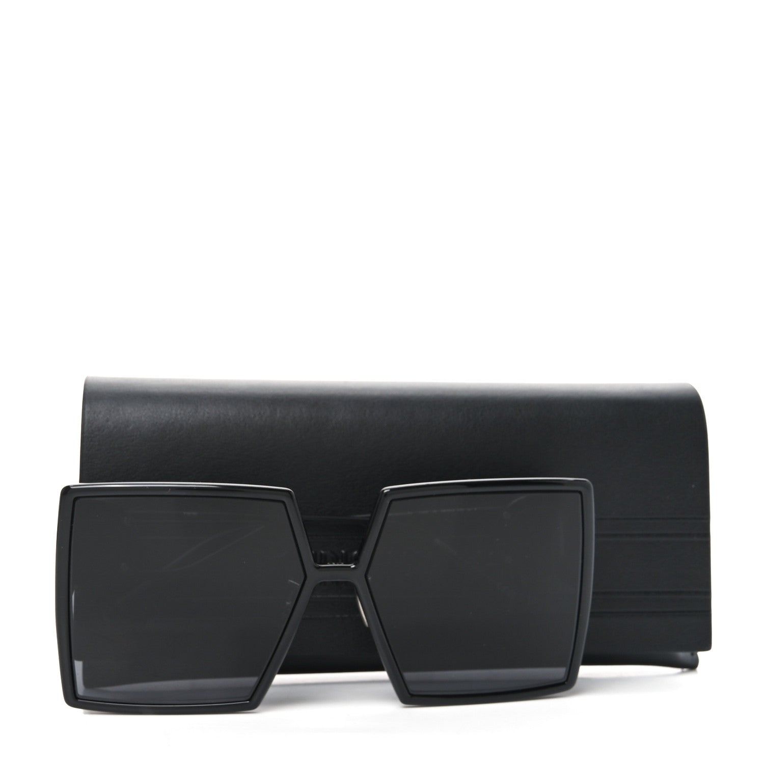 Christian Dior Acetate Monochrome Square 30 Montaigne SU Sunglasses Black 7 of 7