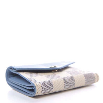 Louis Vuitton Damier Azur Zoe Wallet Bleuet 4 of 10