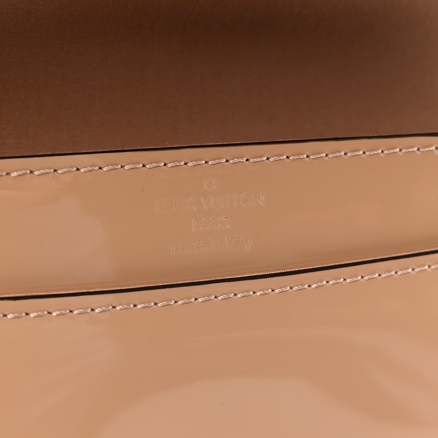 Louis Vuitton Patent Louise Clutch Dune 5 of 5