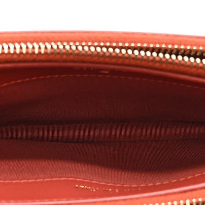 Chanel Lambskin Quilted Small Boy Clutch With Chain Orange 5 of 13