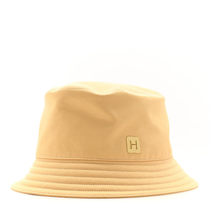 Hermes Cotton Fred H Cut Bucket Hat 60 Banane Jaune Poussin 1 of 8