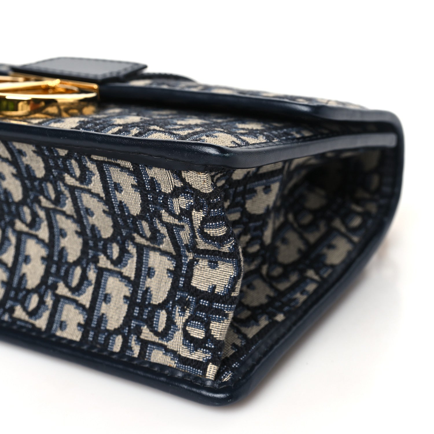 Christian Dior Oblique 30 Montaigne Chain Flap Bag Blue 10 of 10