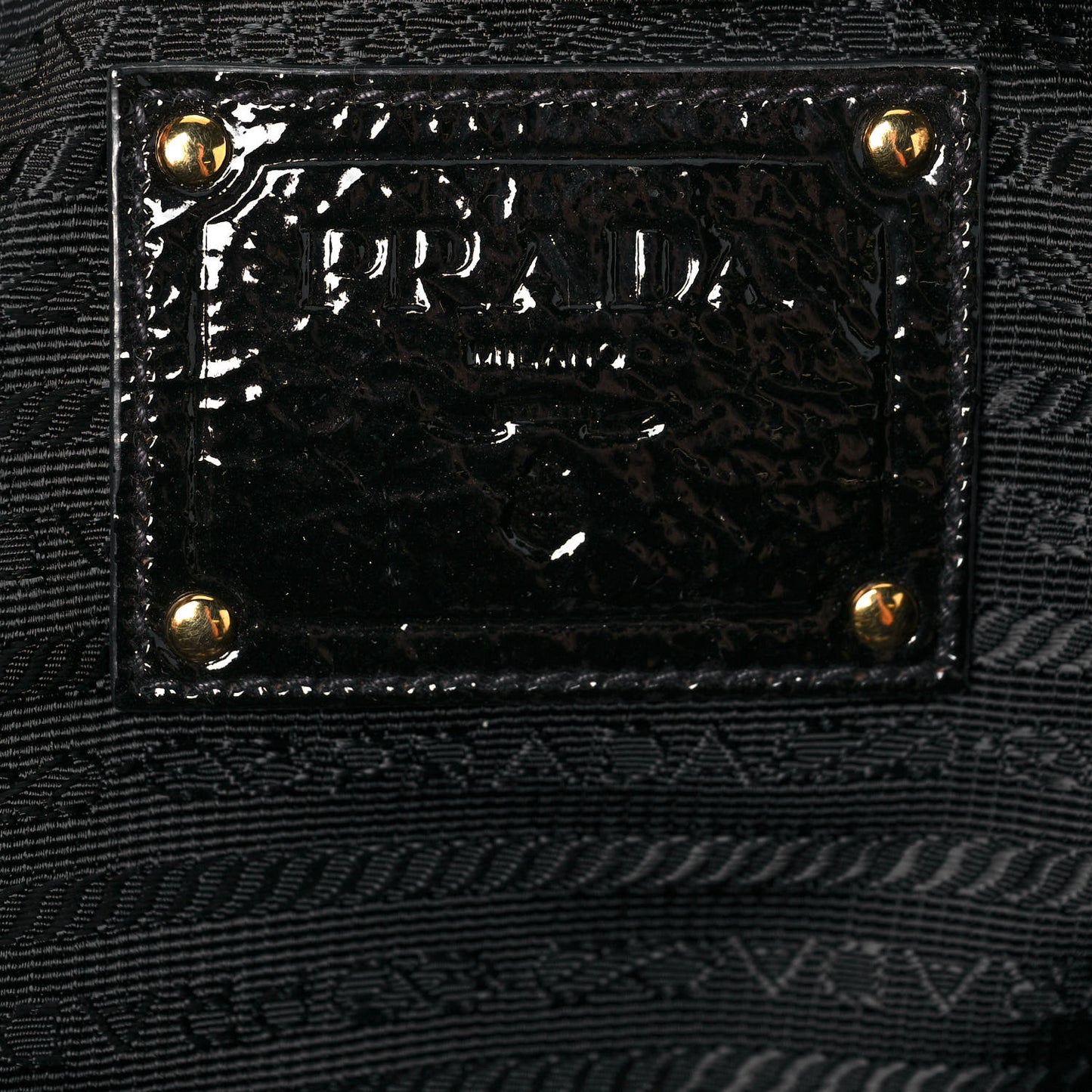 Tessuto Nylon Pietre Jeweled Tote Black