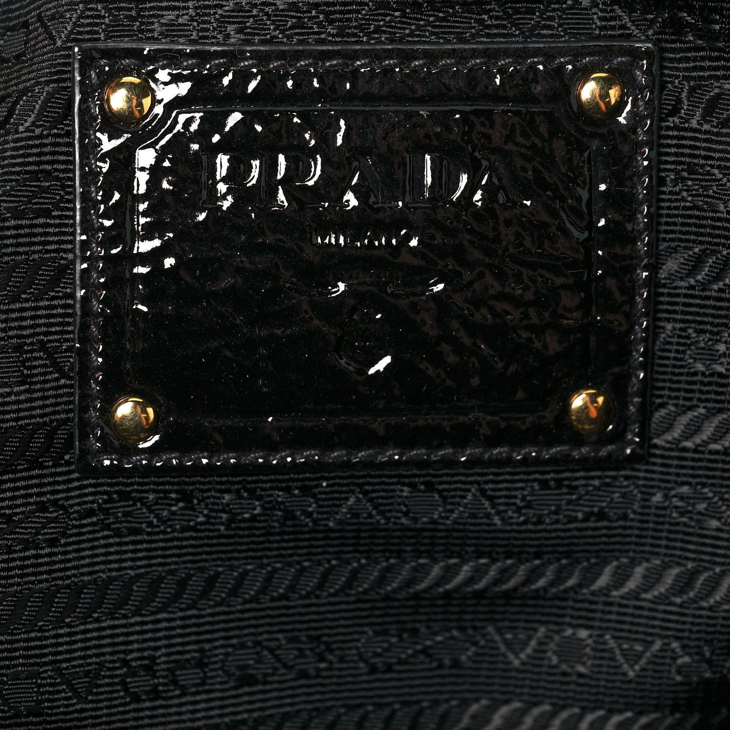 Prada Tessuto Nylon Pietre Jeweled Tote Black 11 of 13