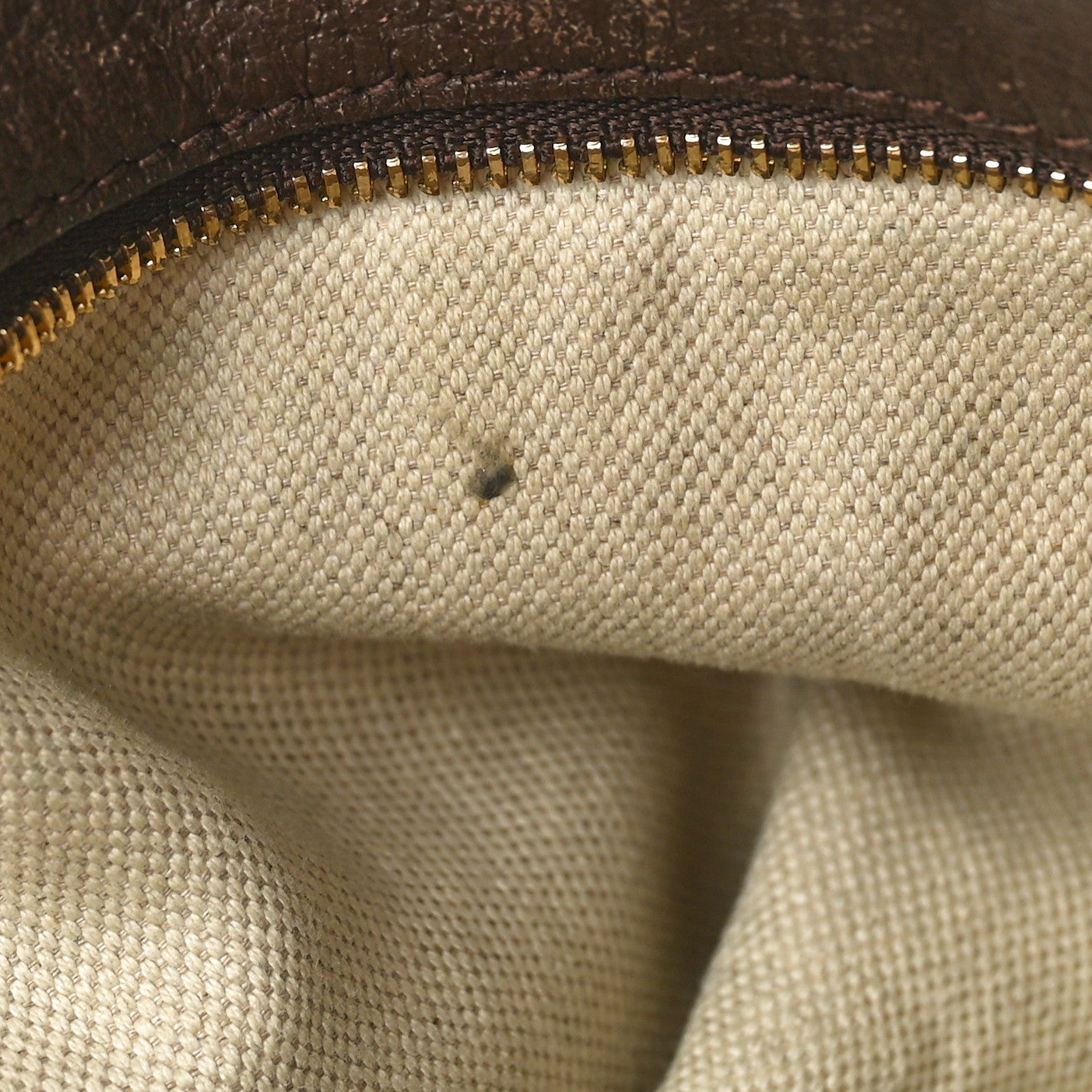 Monogram Textured Dollar Calfskin Horsebit 1955 Cinch Top Messenger Bag Beige Ebony Cocoa