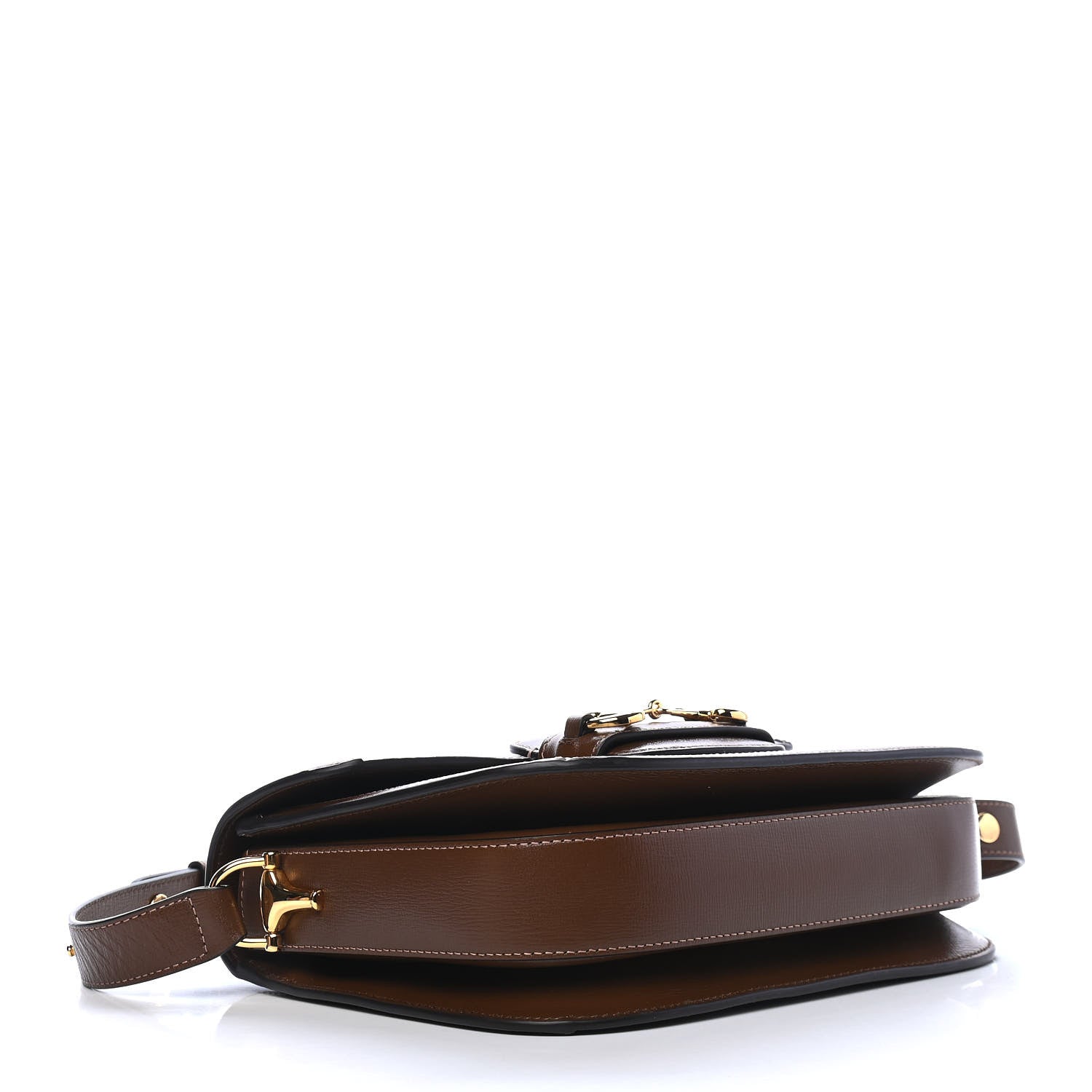 Gucci GG Supreme Monogram Horsebit 1955 Shoulder Bag Beige Brown Sugar 4 of 9