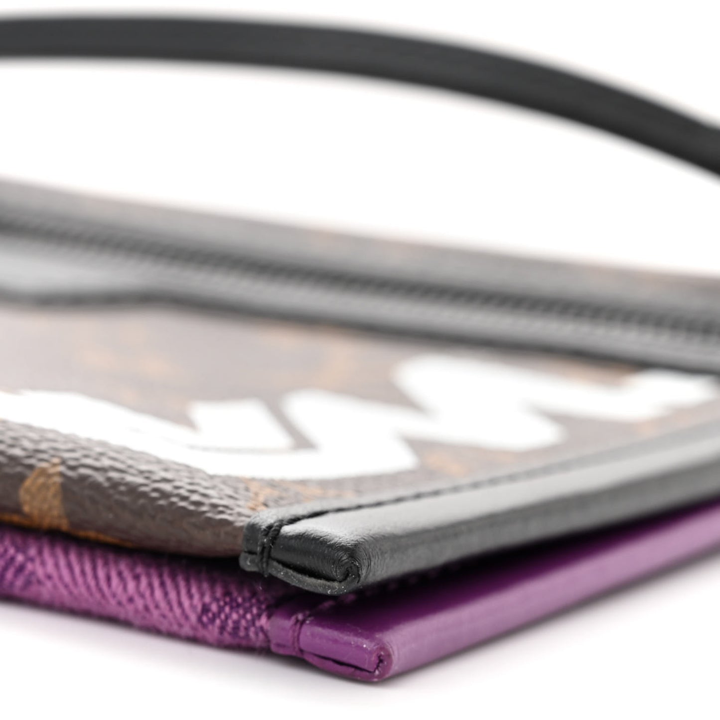 LOUIS VUITTON Monogram Double Flat Messenger Marron