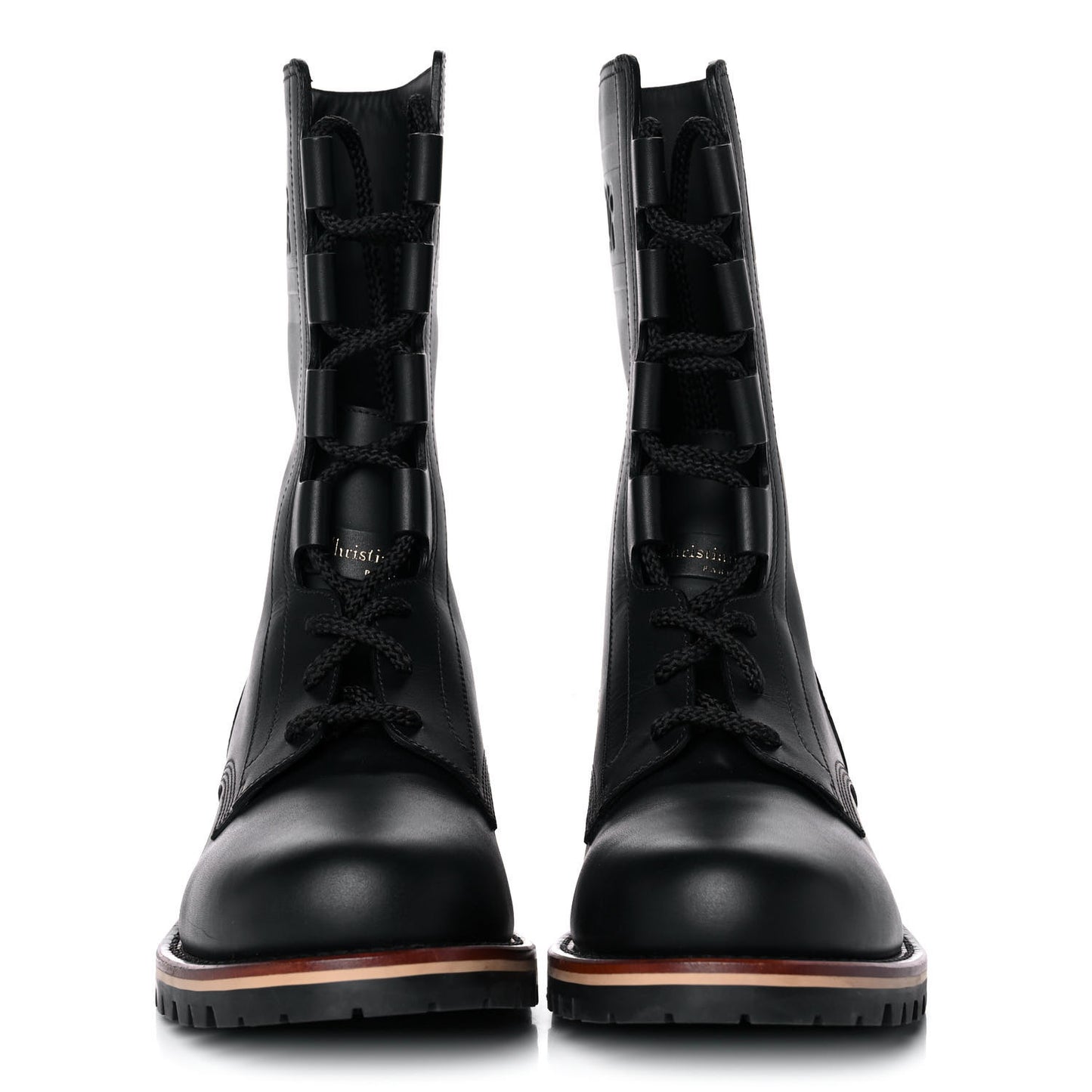 Calfskin Dior Quest 35mm Hiking Boots 39.5 Black