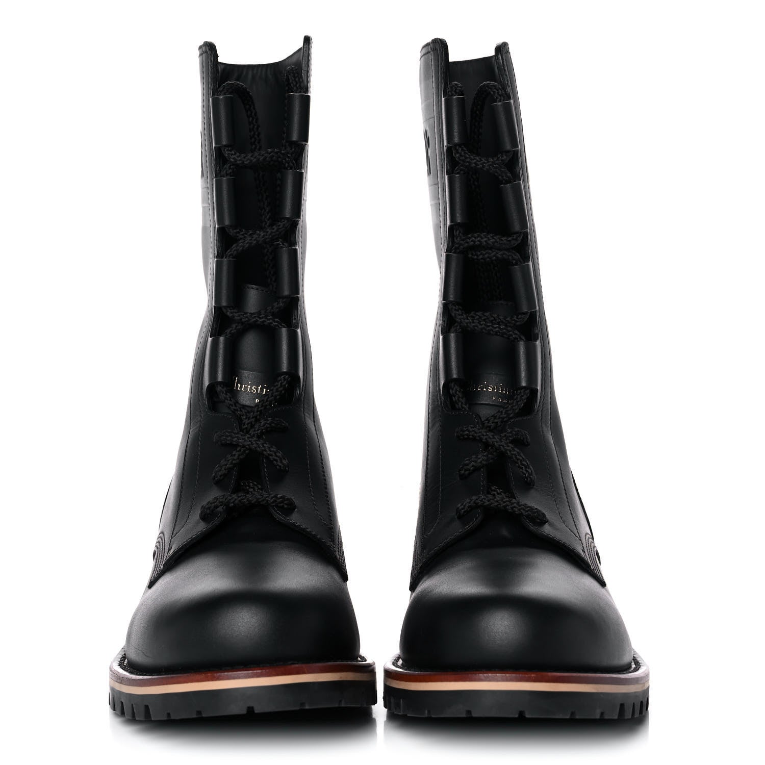 Christian Dior Calfskin Dior Quest 35mm Hiking Boots 39.5 Black 2 of 9