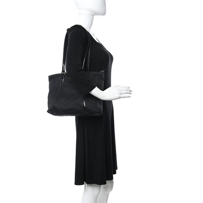 Prada Tessuto Nylon Shopping Tote Black 2 of 10