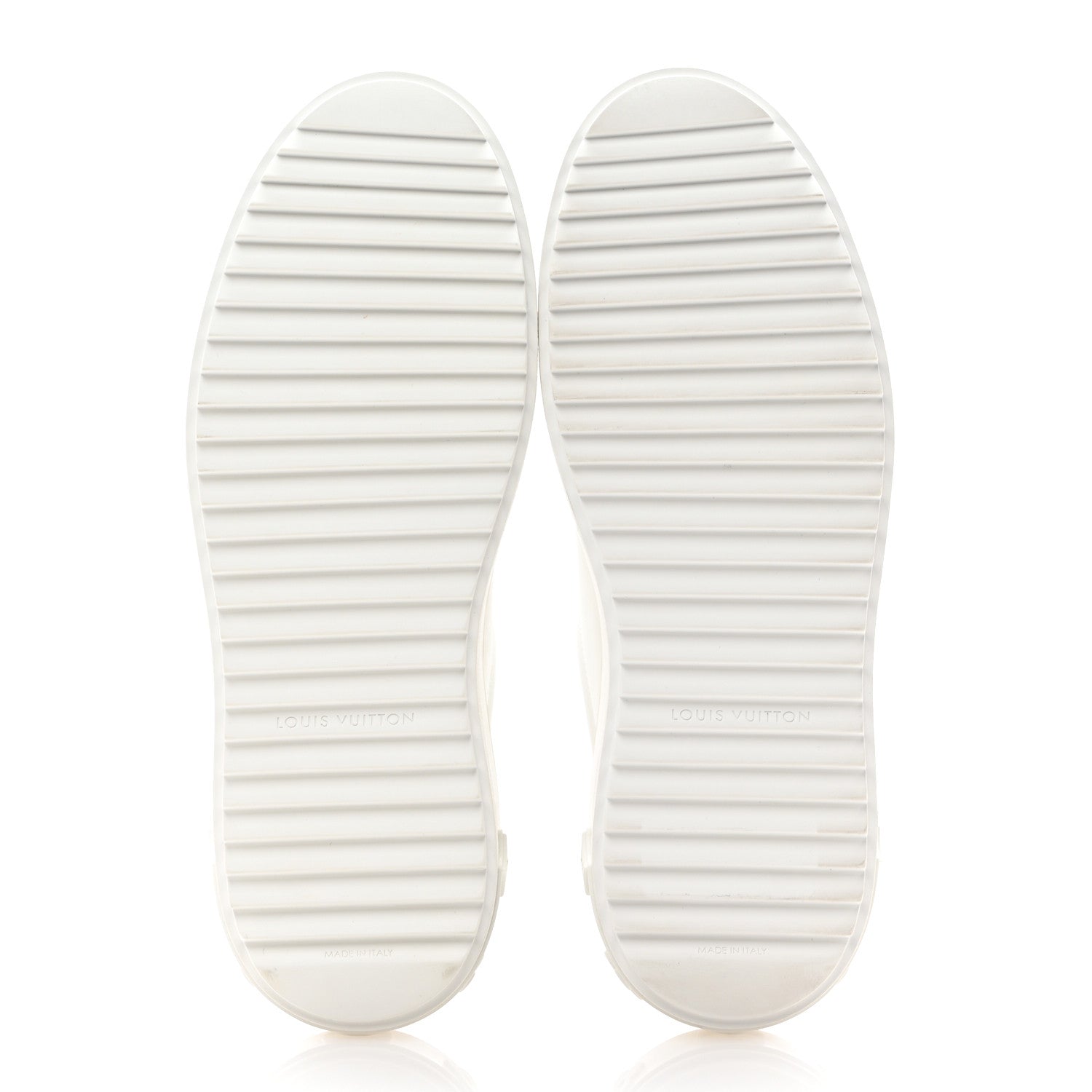 Louis Vuitton Calfskin Monogram Rhinestone Time Out Sneakers 38.5 White Silver 5 of 9