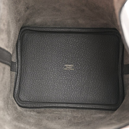 Hermes Taurillon Maurice Picotin Lock 18 PM Graphite 5 of 17