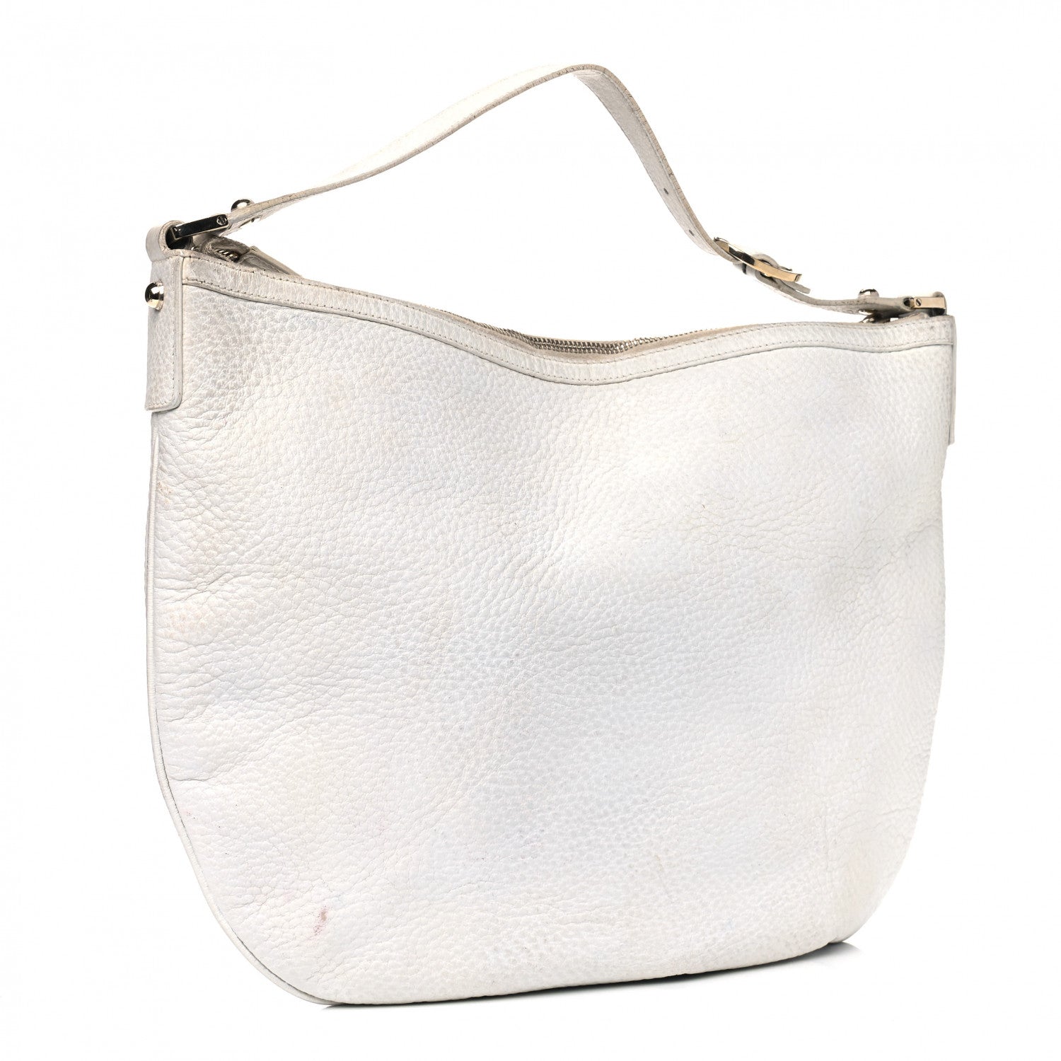 Gucci Calfskin Web Blondie Hobo White 2 of 18