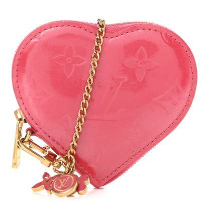 Louis Vuitton Vernis Coeur Heart Coin Purse Framboise 1 of 7