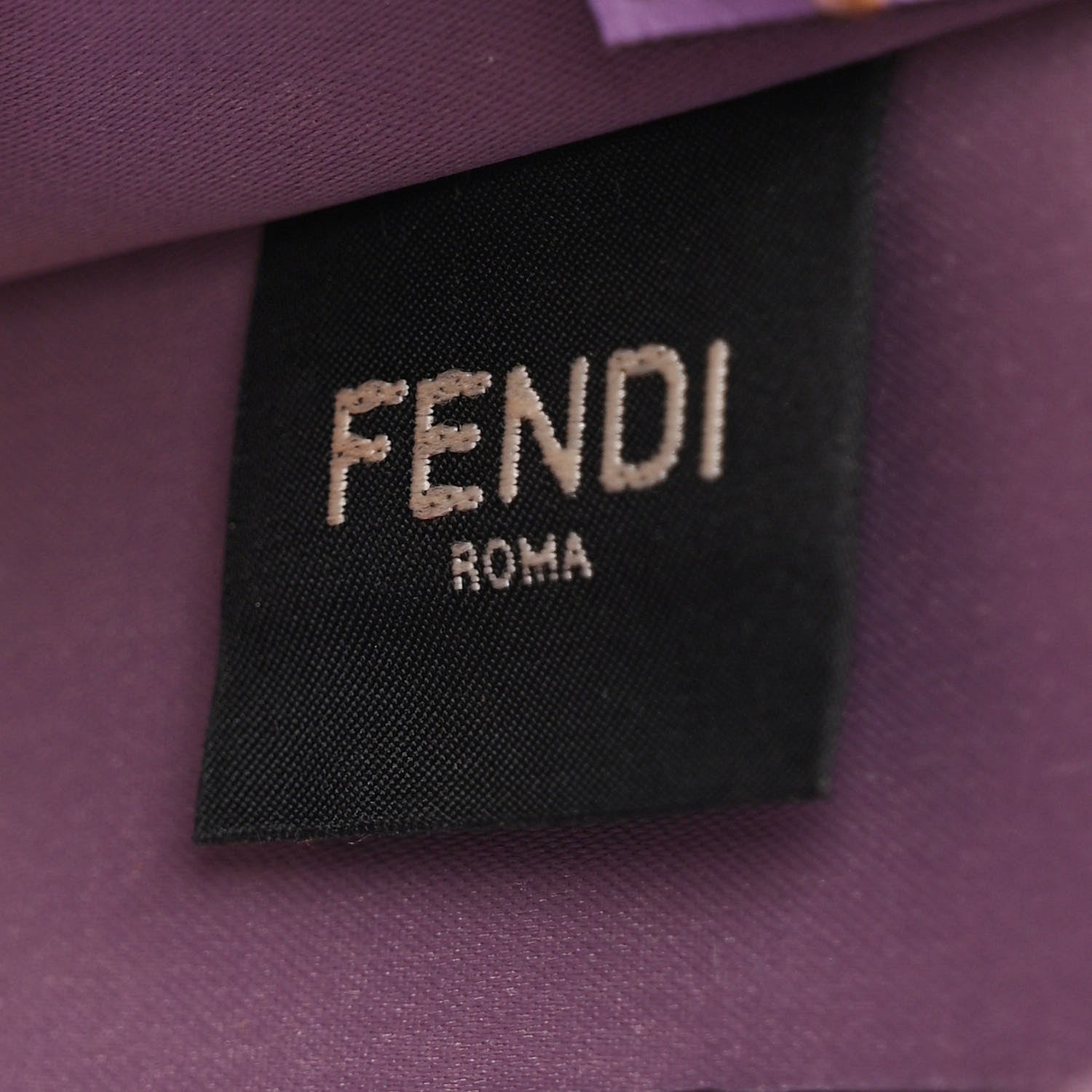 Fendi Satin Sequin Paillettes Shiny Nappa Mini Baguette 1997 Lilla 7 of 12
