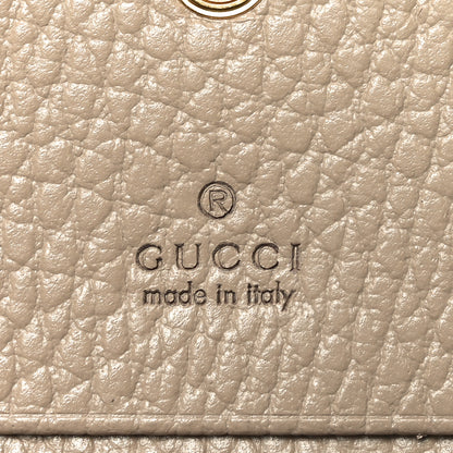 Gucci Dollar Calfskin GG Supreme Monogram GG Marmont Card Case Beige Mystic White Oatmeal 6 of 7