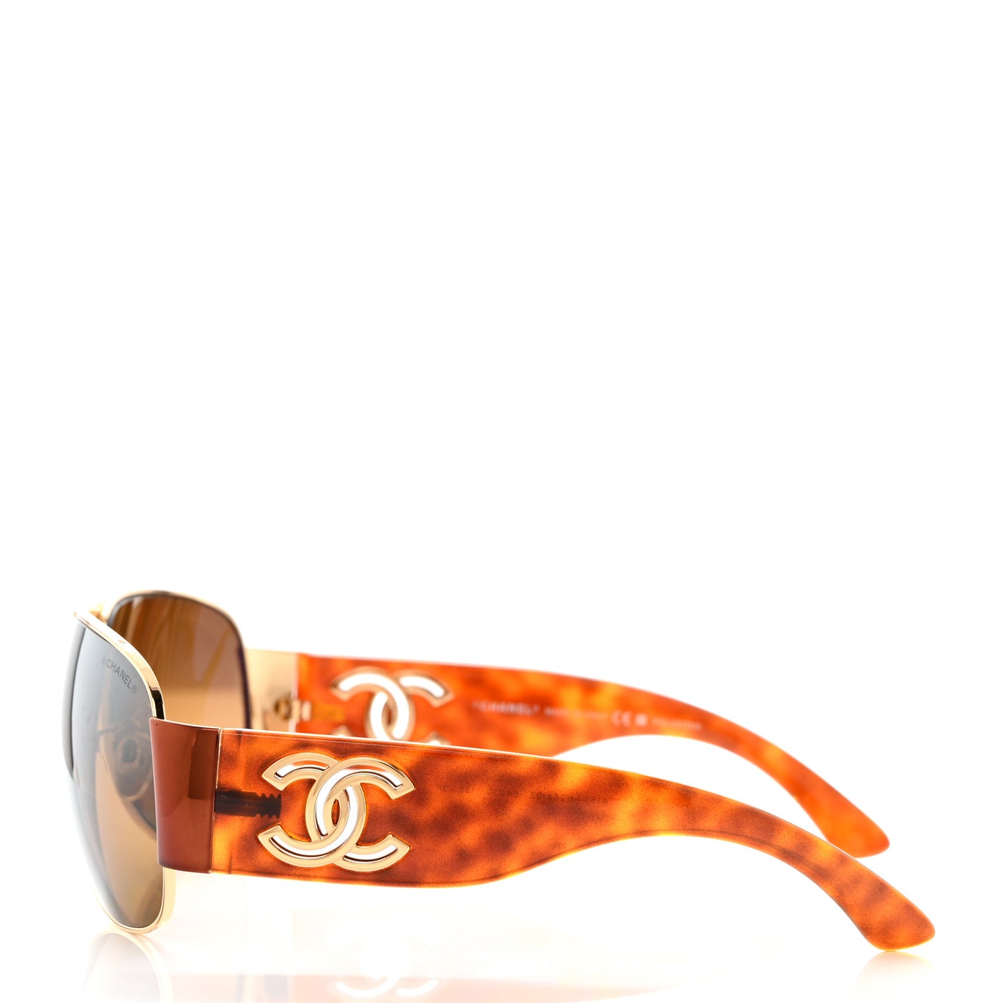 Acetate Aviator CC Sunglasses 4153 Brown