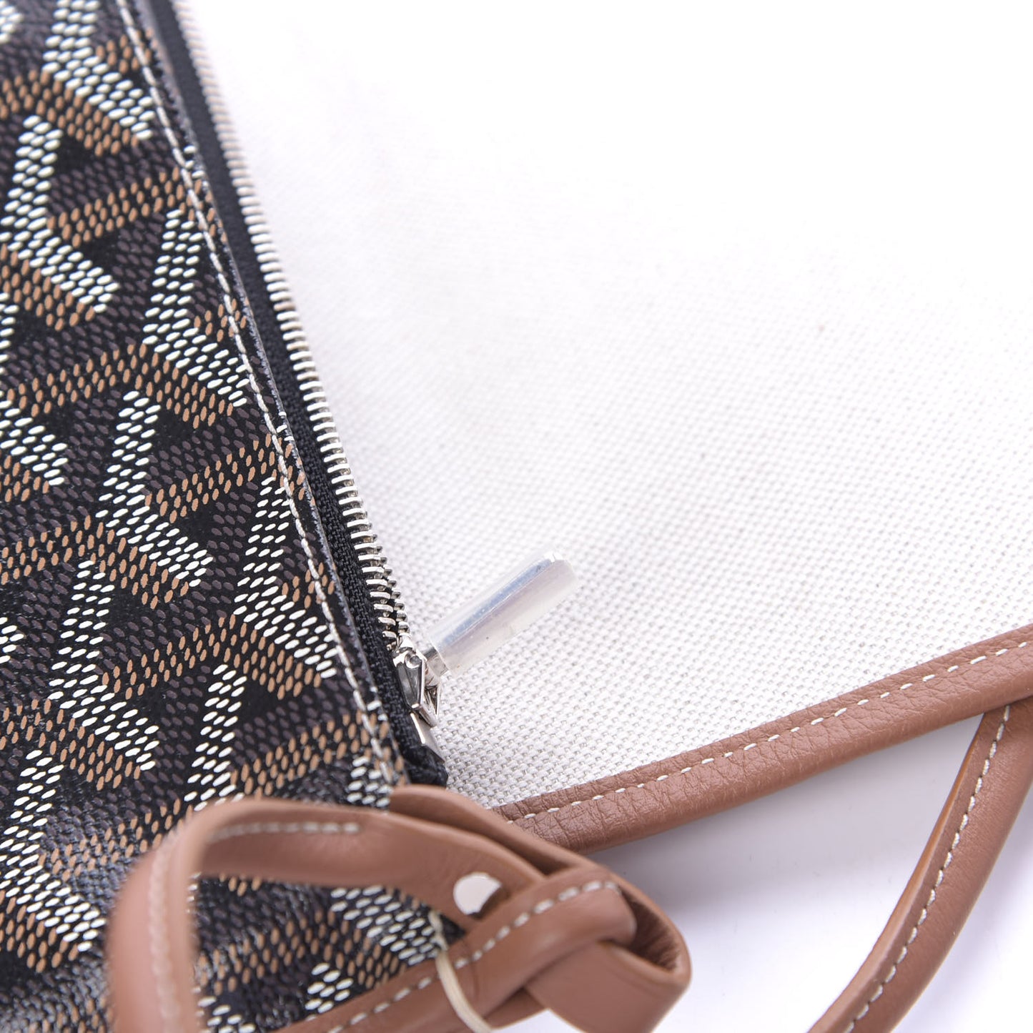 Goyardine Plumet Wallet Clutch Black Gold