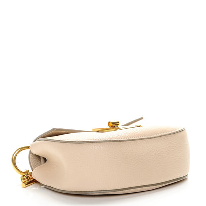 Chloe Grained Lambskin Mini Drew Shoulder Bag Abstract White 4 of 6