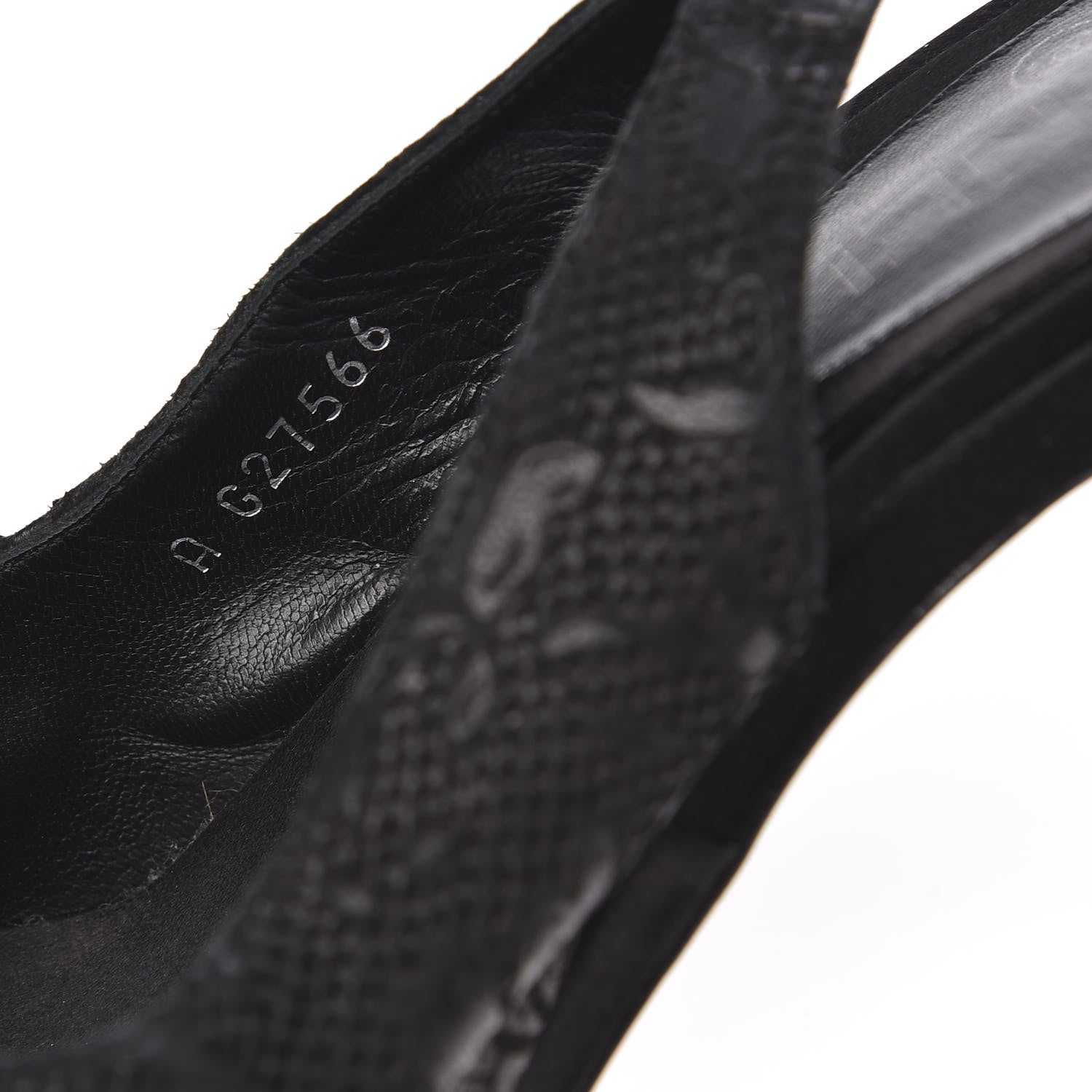 Chanel Lace Cap Toe CC Slingback Pumps 40 Black 6 of 10