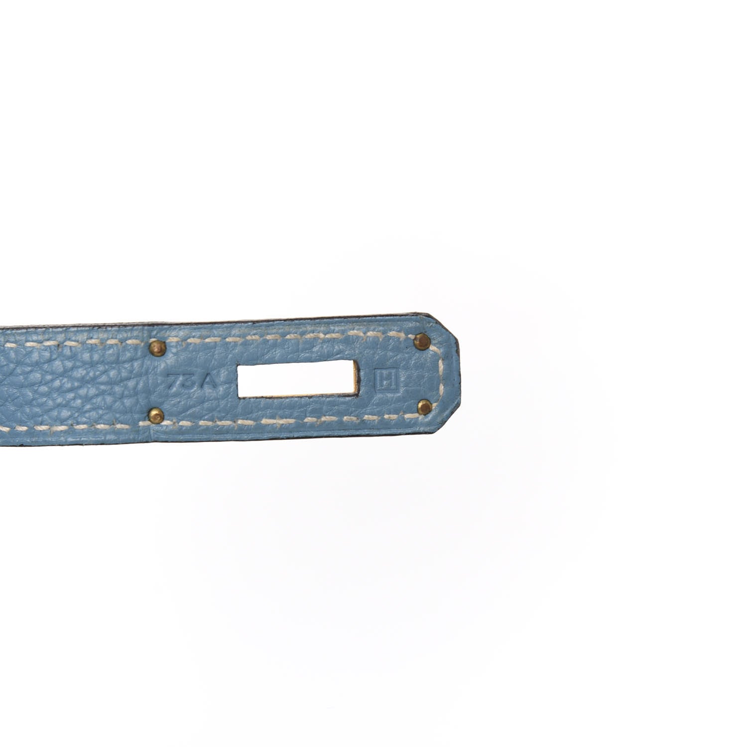 Hermes Taurillon Clemence Birkin 30 Blue Jean 6 of 10