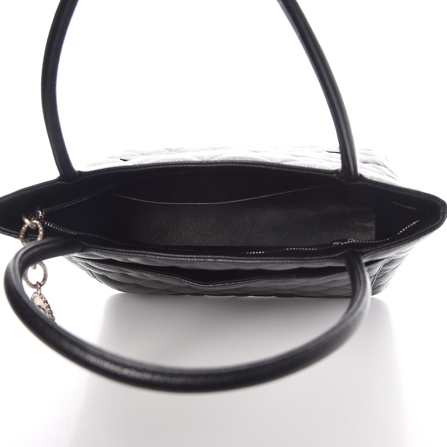 Chanel Caviar Quilted Medallion Tote Black 5 of 8