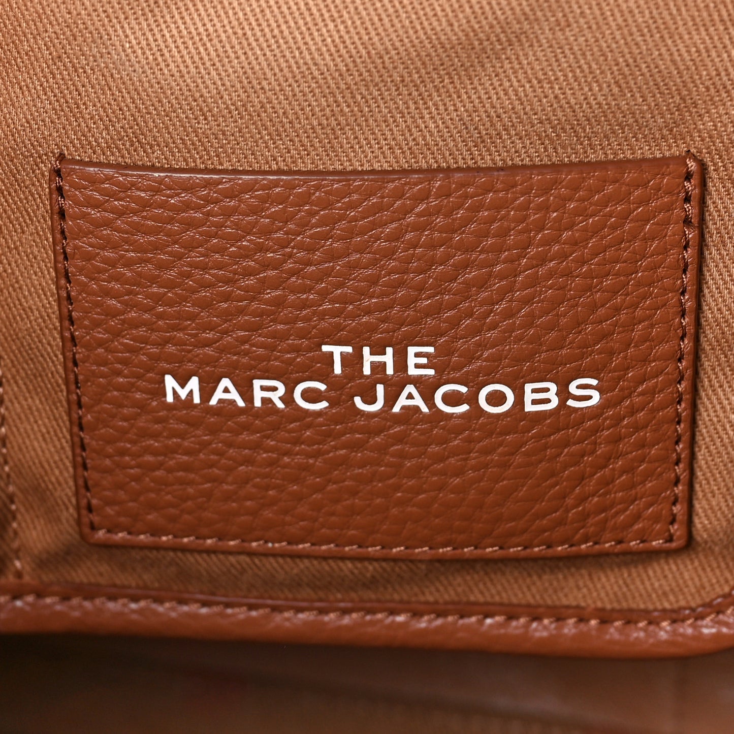 Grained Calfskin Large The Tote Bag Argan Oil
