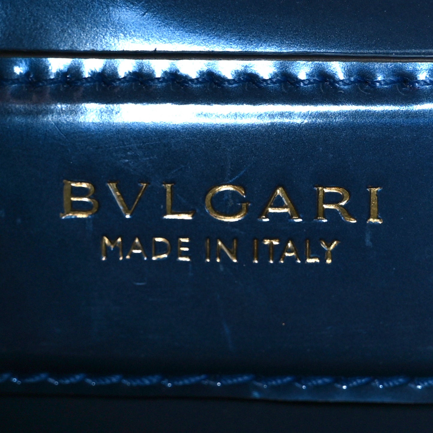 Metallic Calfskin Small Serpenti Forever Snake Strap Crossbody Bag Blue