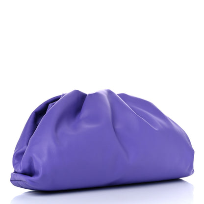 Bottega Veneta Smooth Butter Calf The Pouch Oversized Clutch Purple 3 of 9
