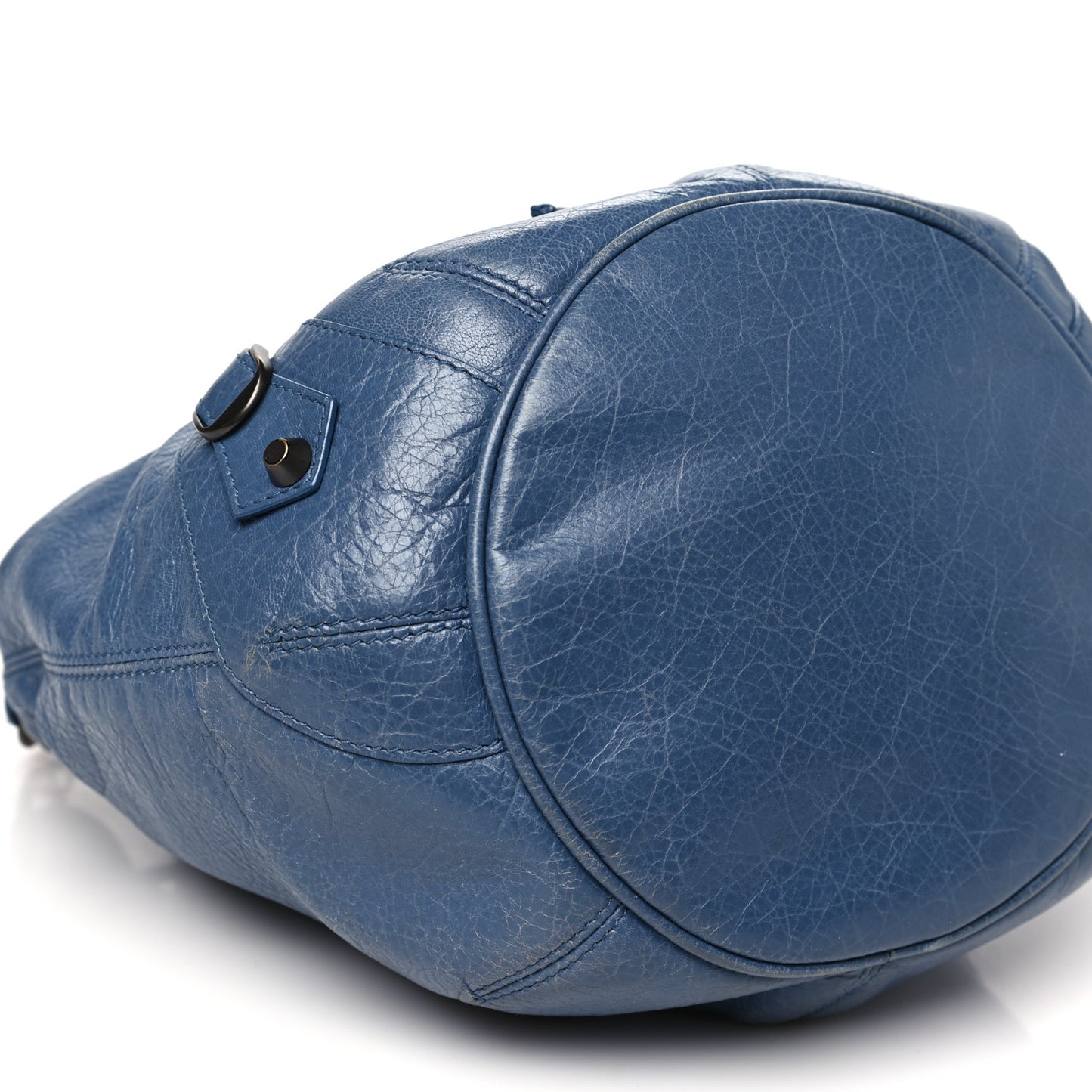 Agneau Classic Hardware Mini Pompon Bleu Persan