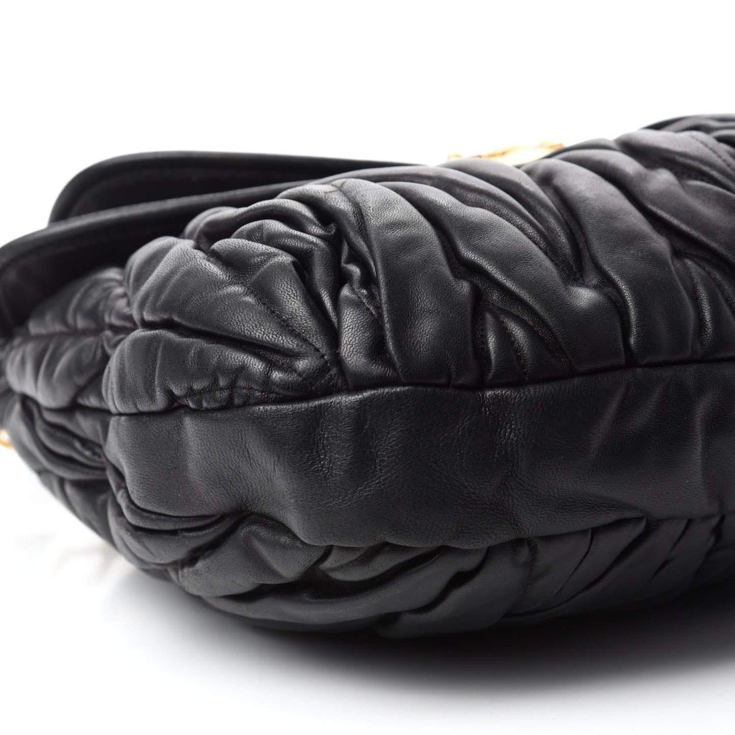 Nappa Matelasse Coffer Hobo Black