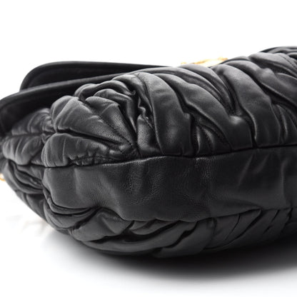Miu Miu Nappa Matelasse Coffer Hobo Black 6 of 11