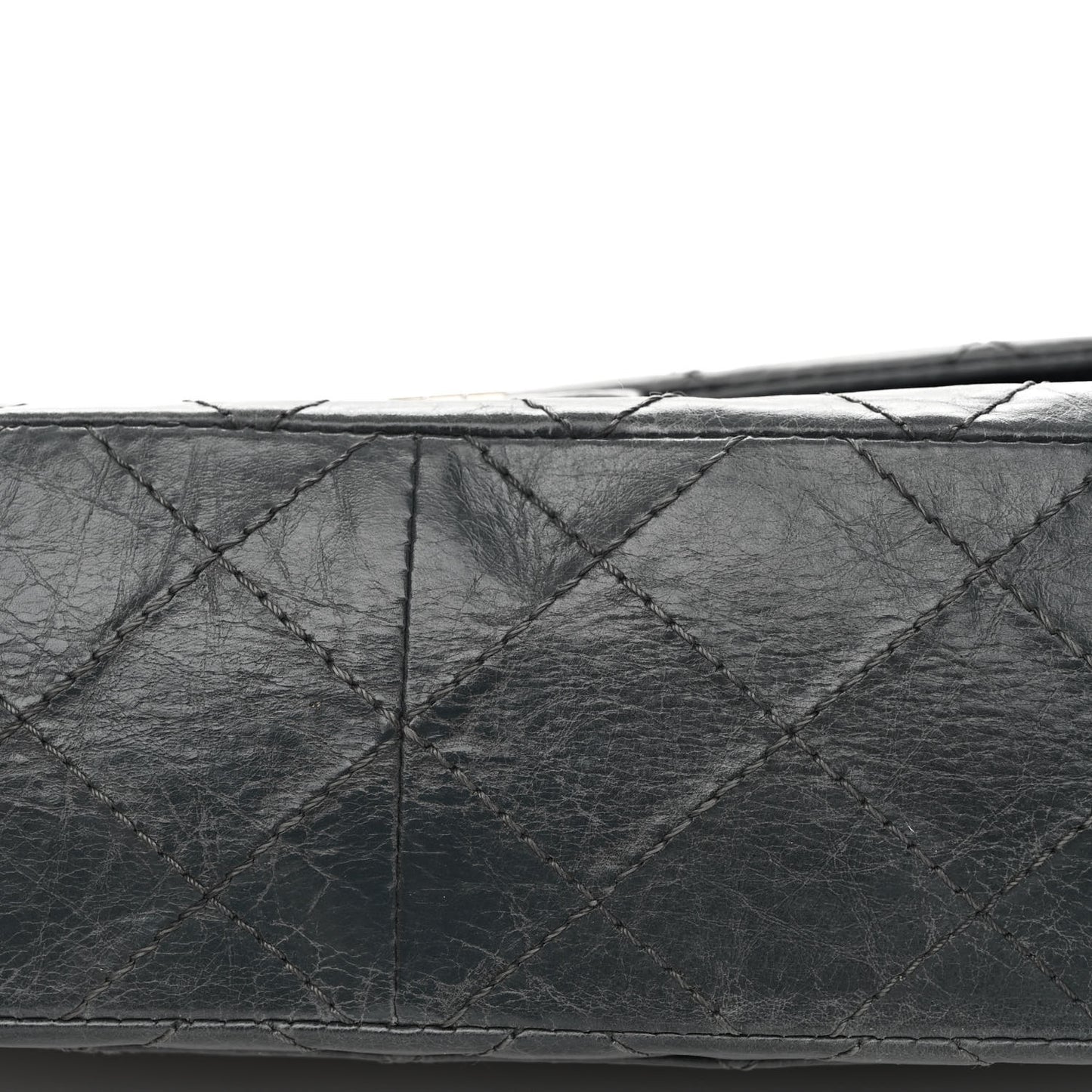 Aged Calfskin Quilted 50th Anniversary 2.55 Reissue 227 Flap Grey