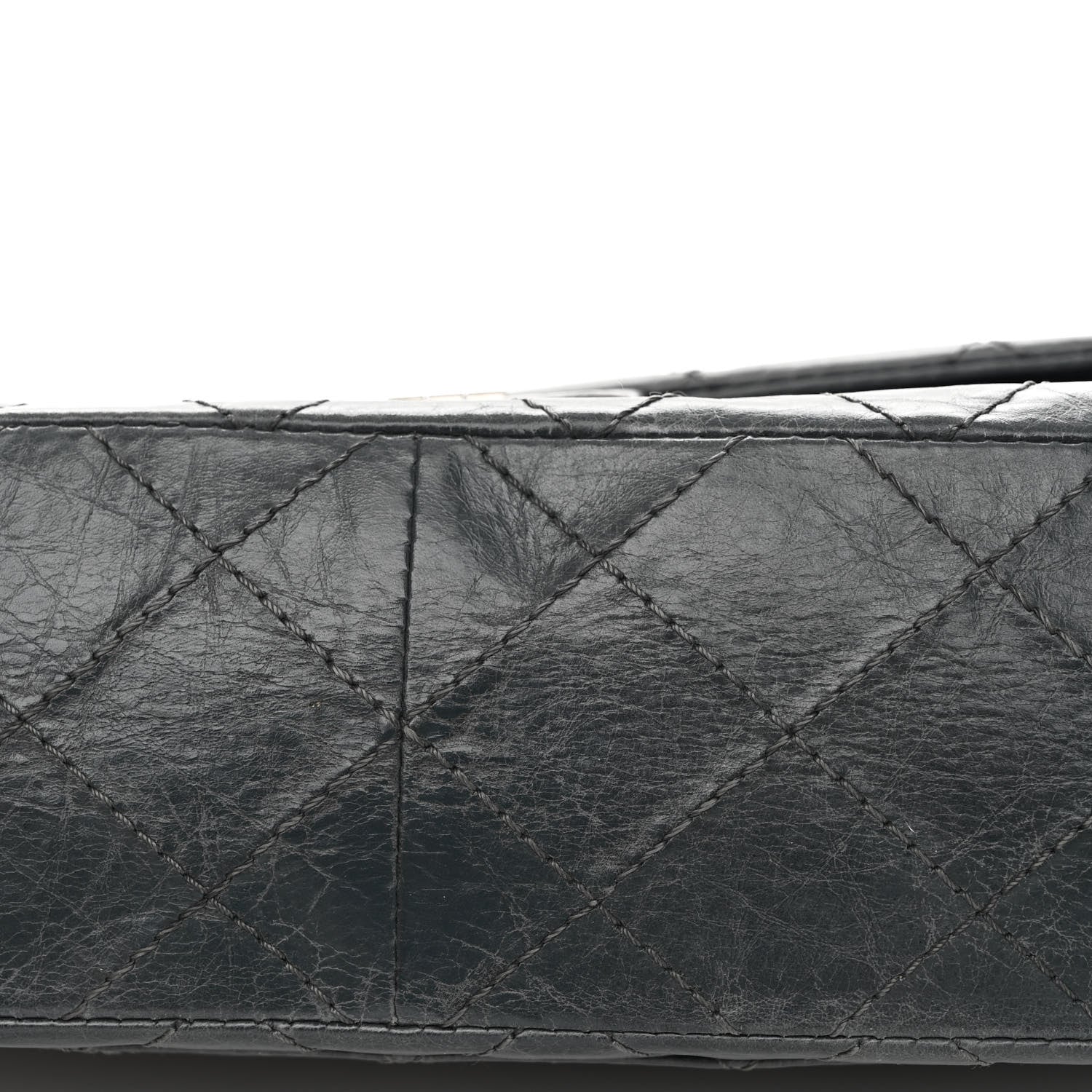 Chanel Aged Calfskin Quilted 50th Anniversary 2.55 Reissue 227 Flap Grey 11 of 12
