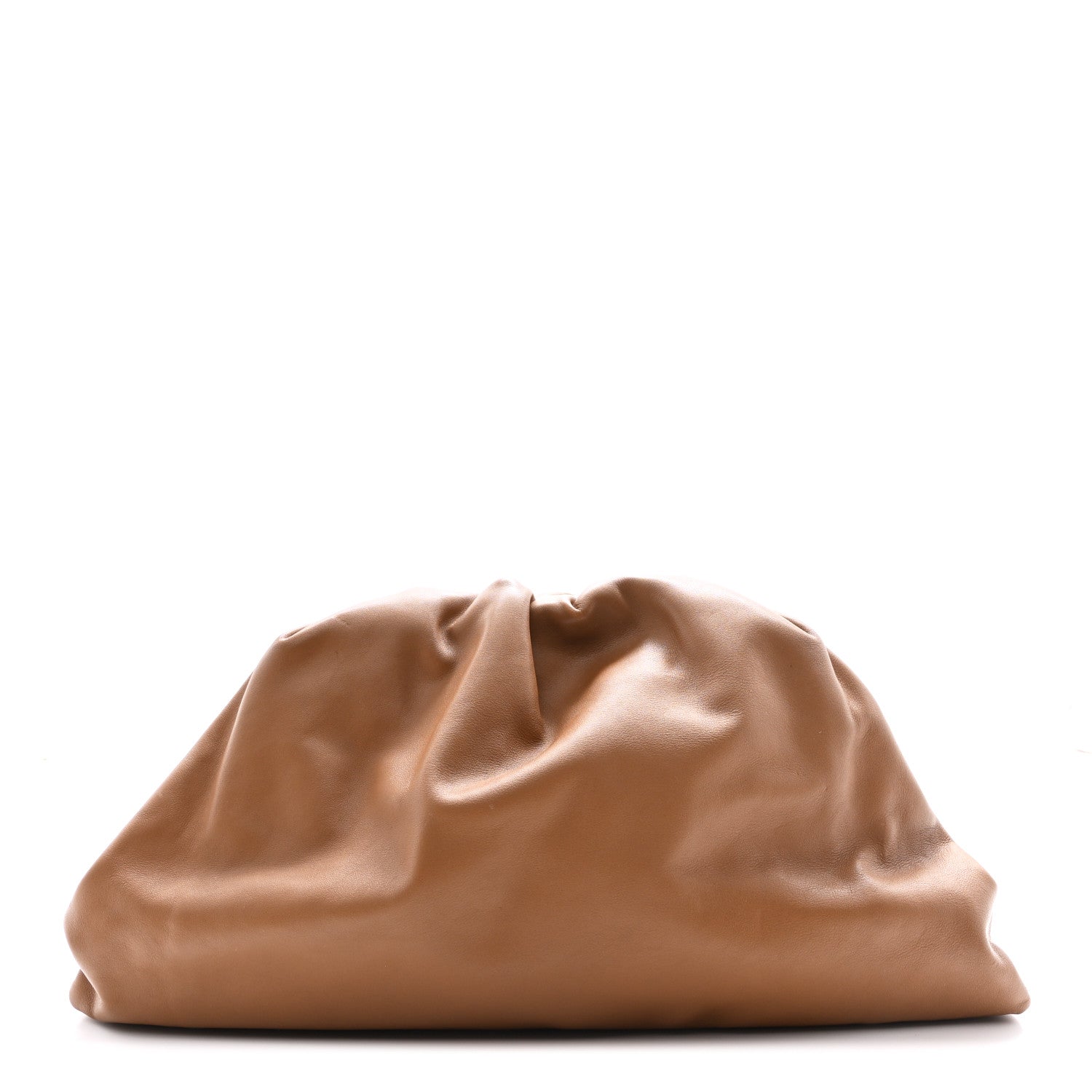 Bottega Veneta Smooth Butter Calf The Pouch Oversized Clutch Cammello 1 of 10