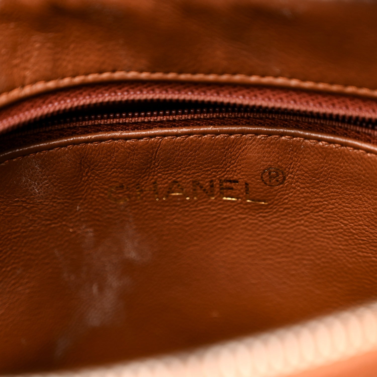 Chanel Caviar Quilted Flap Camera Case Brown 6 of 15