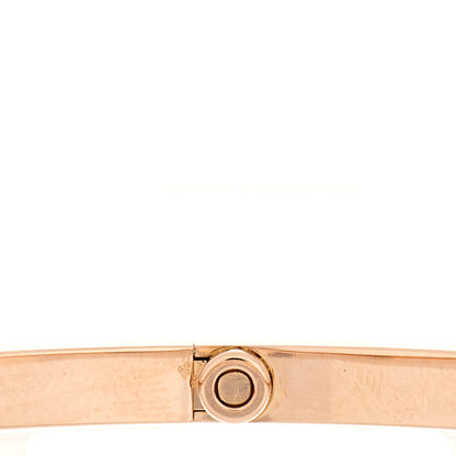 Cartier 18K Pink Gold Small LOVE Bracelet 20 6 of 9