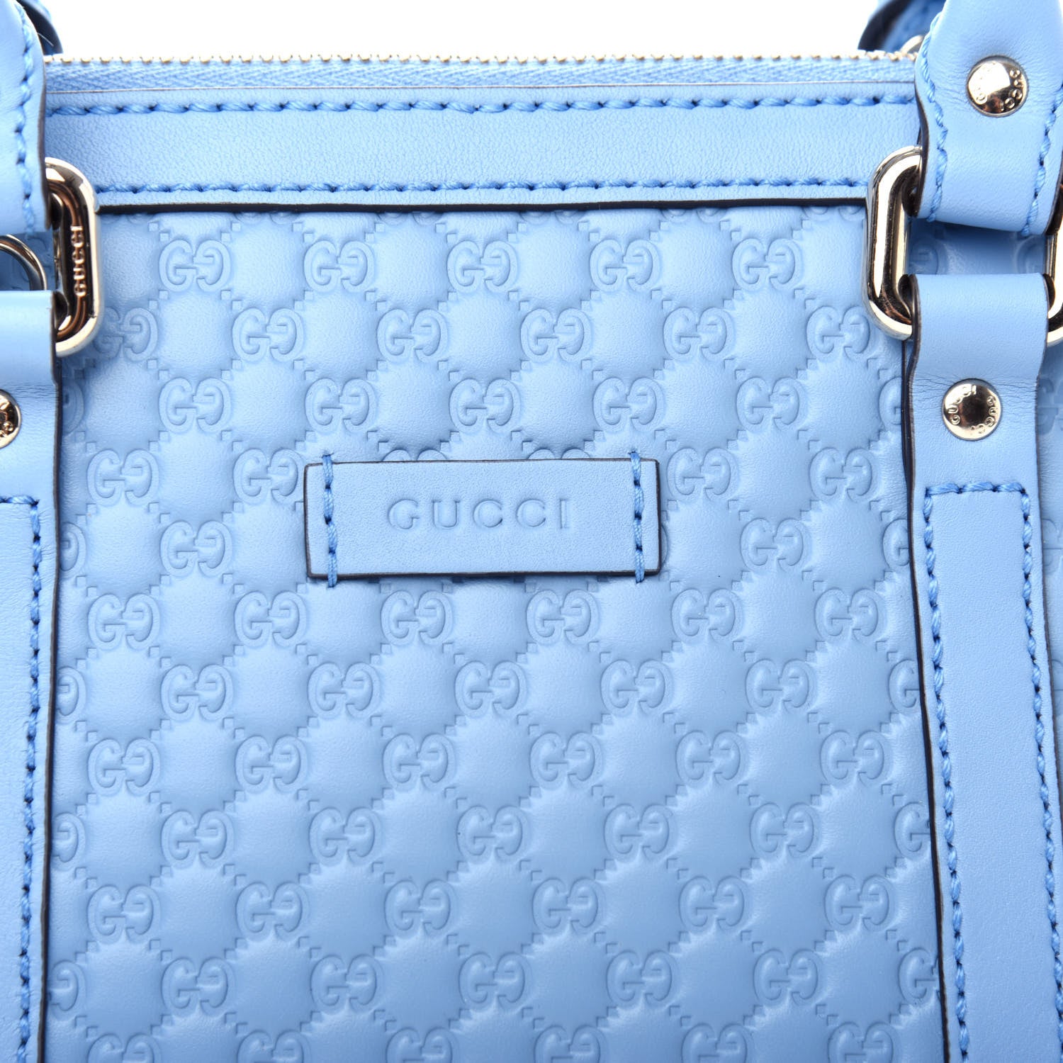 Gucci Microguccissima Mini Dome Bag Mineral Blue 10 of 10