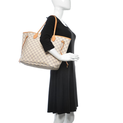 Louis Vuitton Damier Azur Neverfull MM 2 of 9