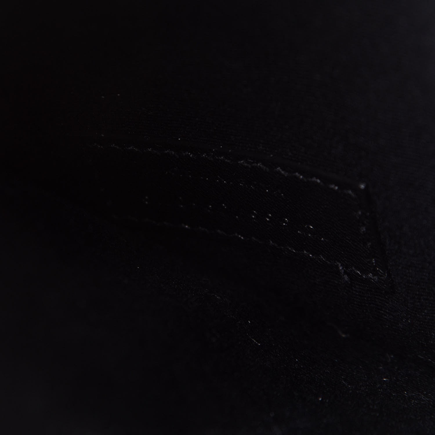 Saint Laurent Calfskin Crocodile Embossed Uptown Monogram Clutch Black 6 of 8