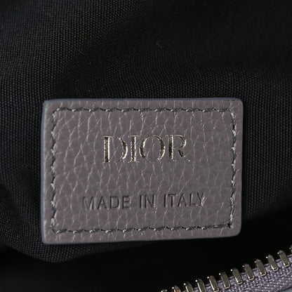 Christian Dior Calfskin Mens Saddle Bag Grey 6 of 9