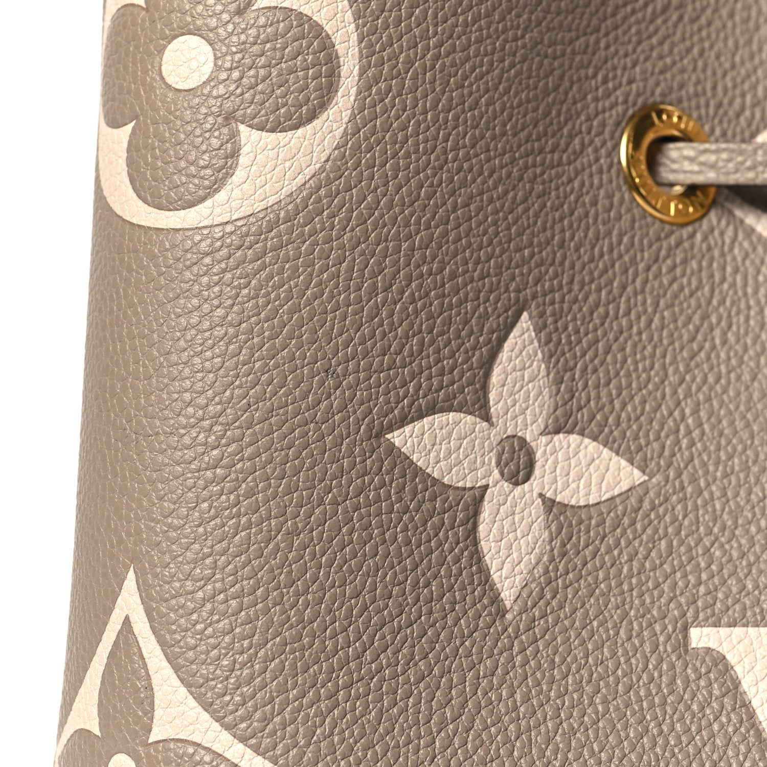 Louis Vuitton Empreinte Monogram Giant Neonoe MM Tourterelle Creme 10 of 10