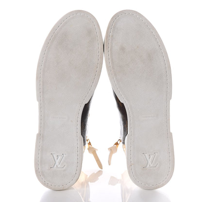 Louis Vuitton Patent Monogram Stellar Sneaker Boots 37.5 Gold 5 of 8