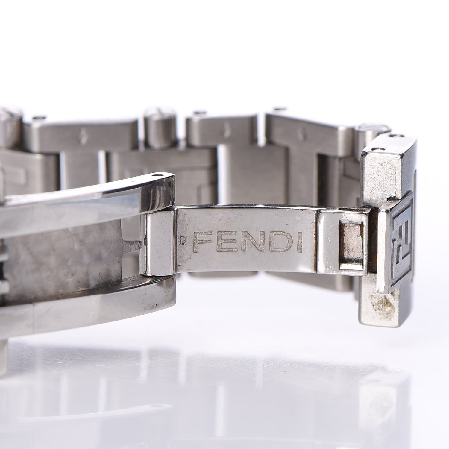 Fendi Stainless Steel Diamond Pave Bezel 28mm High Speed Quartz Watch 7 of 8