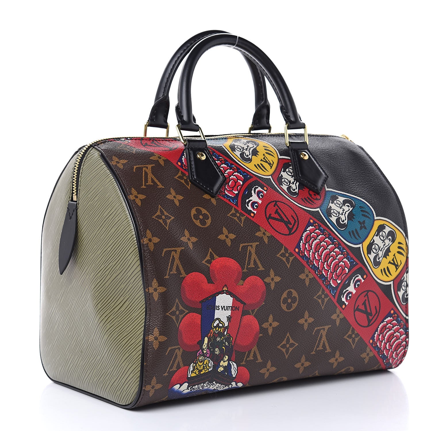 Louis Vuitton Monogram Kabuki Speedy 30 3 of 13